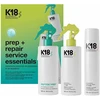 Plaukų priežiūros rinkinys K18 Prep+ Repair Service Essentials (metalų šalinimo priemonė, 300 ml + maitinantis puškalas, 300 ml + nenuplaunama kaukė, 150 ml)