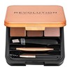 Makeup Revolution London Brow Sculpt Kit rinkinys ir paletė antakiams moterims, 2,2 g