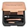 Makeup Revolution London Brow Sculpt Kit rinkinys ir paletė antakiams, 2,2 g