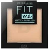 Maybelline Fit Me Matte & Poreless Powder 220 Natural veido pudra