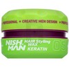 Nishman Hair Styling Wax Keratin plaukų formavimo vaškas, 150 ml