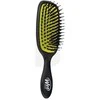 WET BRUSH WETBRUSH RETAIL SHINE ENHANCER juodas plaukų šepetys su šerno šereliais