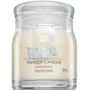 Yankee Candle Aromatinė žvakė Signature glass medium Clean Cotton 368 g