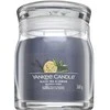 Yankee Candle Aromatinė žvakė Signature glass medium Juodoji arbata - citrina 368 g