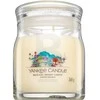 Yankee Candle aromatinė žvakė „Signature glass medium“ Magical Bright Lights 368 g