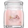 Yankee Candle Aromatinė žvakė Signature glass medium Rožinė Cherry - Vanilla 368 g