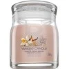 Yankee Candle Aromatinė žvakė Signature glass medium Vanilla Creme Brulée 368 g