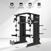 Jėgos staklės TUNTURI Platinum Full Smith / Functional trainer Selectorized V-series