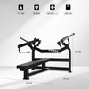 Jėgos staklės TUNTURI Platinum Horizontal Chest Press Plate loaded V-series