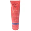 Apivita Bee Sun Safe drėkinamoji gaivinamoji emulsija veidui ir kūnui SPF50 100ml