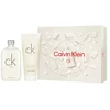 Calvin Klein CK One rinkinys unisex (EDT, 200 ml + kūno losjonas, 200 ml + dušo želė, 100 ml + EDT, 15 ml)