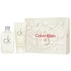 Calvin Klein CK One rinkinys unisex (EDT, 200 ml + kūno losjonas, 200 ml + dušo želė, 100 ml + EDT, 15 ml)