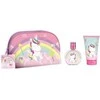 Cartoon Air-Val Eau My Unicorn rinkinys vaikams (EDC, 50 ml + dušo želė, 100ml + kosmetinė)