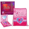 Cartoon Barbie Niños Set Sombra De Ojos y Brillo De Labios 1un