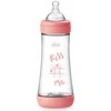 Chicco Baby Bottle Perfect5 4Chicco Baby Bottle Perfect 4M+ buteliukas kūdikiams 300ml Silicone Rožinė