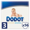Dodot Sensitive Sauskelnės T-3 56 vienetai