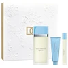 Dolce&amp;Gabbana Dolce and Gabbana Dolce and Gabbana Dolce and Gabbana Dolce and Gabbana Dolce and Gabbana Dolce and Gabbana D y g Light Mėlyna Etv, 100 ml Leche Corporal, 50 ml Travel Purškiklis, 10 ml