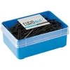 Eurostil Anti-Deslizante Caja Clips Negro Negro 50mm 1un
