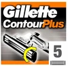 "Gillette Contour Plus" papildymas 5 vienetai