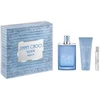 Jimmy Choo Man Aqua Eau De Toilette Purškiklis 100 ml rinkinys 3 vnt