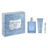 "Jimmy Choo Man Aqua" tualetinis vanduo Vyrams 100 ml, 3 dalių rinkinys