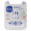 Mam SkinSoft Silicone Teat Fast Flow 4+ Months 2 Units