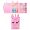 Aquarius MARTINELIA Little Unicorn kosmetikos rinkinys Travel Wallet, 25 akių šešėliai, 4 skaistalai, 8 blizgantys kremai, 8 lūpų blizgesiai, 2 aplikatoriai