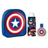 Capitan America Marvel Captain America tualetinis vanduo su purškikliu 50 ml, 3 dalių rinkinys