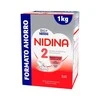 Nestlé Nidina 2 tęstinio maitinimo pienas vaikams 1000g