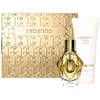 Set Paco Rabanne: Million Gold drėkinamasis kūno losjonas, 100 ml + Million Gold Eau De Parfum moterims papildomas, 50 ml