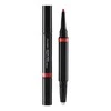 Shiseido Lūpų kontūro pieštukas InkDuo, 1,1 g, Spalva: 09 Scarlet