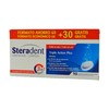 Steradent Triple-Acting Plus 60comp 30comp skirta dantų protezų valymui