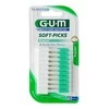 Sunstar Gum Soft-Picks Original With Regular Fluoride tarpdančių valymo priemonė 80 vnt