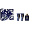 Versace Dylan Mėlyna Pour Homme Eau De Toilette, 50 ml Purškiklis Gel De Baño, 50 ml Balsamo After Shave, 50 ml