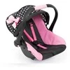 Bayer Design Bayer - Deluxe Car Seat for Dolls - Juodas &amp; Rožinė (67960AA)