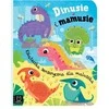 Aksjomat Knyga sensoryczna Dinusie i mamusie KS1051 – interaktyvi dinozaurų knygelė