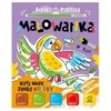 Aksjomat Farbki i pędzelek Malowanka Użyj wody W zoo 41345