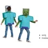 Almarina Minecraft karnavalinis kostiumas berniukui, zombiui, 110-122 cm (4-6 metai)