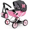 Bayer Design Bayer - Lėlių vežimėlis Cosy - Juodas/Rožinis (12760AA)