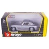 Bburago Mercedes- Benz 300SL 1954 Sidabrinis 1: 24 BBURAGO