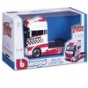Bburago BBU 1:43 Street Fire HaulersCustom baltas/red 32201