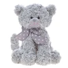 Beppe Pliušinis žaislas - pilkas kačiukas su kaspinu "Beatrice", 25 cm