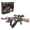 CaDA statybinių blokų ginklas AK-47 Kalašnikovo šautuvas realistiškas automatinis šautuvas 738 dienos 8+