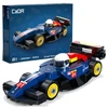 Klocki konstrukcyjne CaDA wyścigówka Samochód wyścigowy Circuit Racing Car Dark Mėlyna 70 dalys