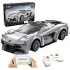 CaDA Building Blocks Remote Control Automobilis Patvarus Važiuoklė Automobilis 20 cm rutulinis Lotus Evija RC Dual Mode 308 dalys