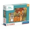 Clementoni CLE Cubi kaladėlės, 12 Disney Classic, 41196