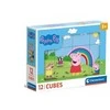 Clementoni Kaladėlės OBROTOWE 12EL PEPPA PIG CLM 41195 WB
