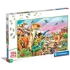 Clementoni Dėlionė 104 vnt. - Dinozaurų žemė