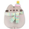 Pusheen - pliušinis talismanas su skara ir kepure 24 cm