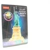 Dėlionė CubicFun Puzzle 3D LED Laisvės statula (naktinė versija)